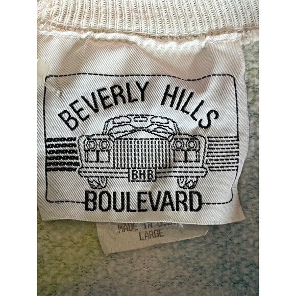 VNT Beverly Hills Boulevard Tie-Dye Sweatshirt Large Multicolor Boho Comfortable - Picture 10 of 11